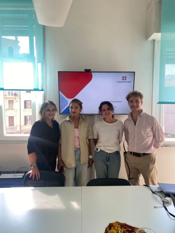 Students and instructor after the entrepreneurship workshop